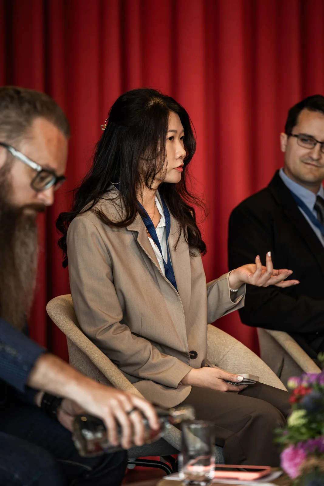 Ashley Shen speaking during a GCTF panel