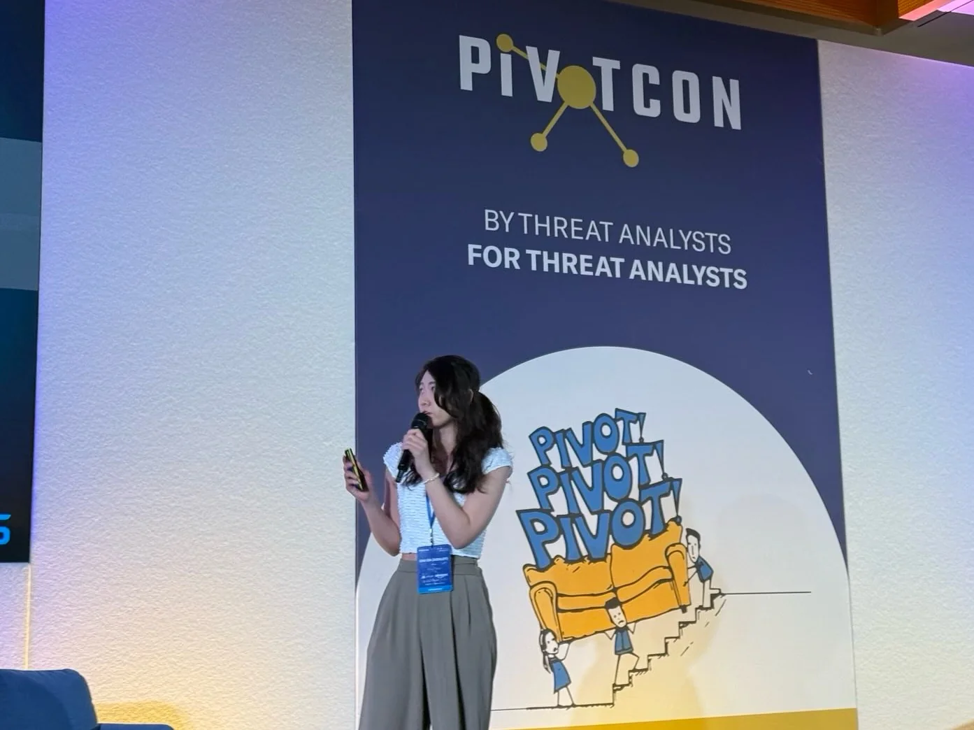 Ashley Shen presenting at PIVOTcon 2025