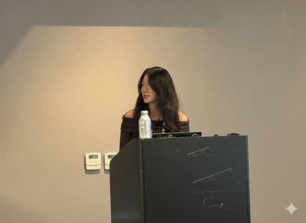 Ashley Shen presenting at DistrictCon 2026